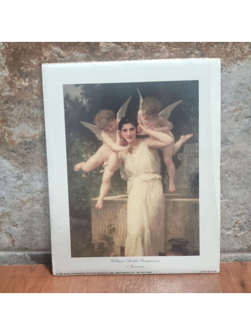 Vintage Unframed L Innocence Art Print Wall Decor 1994